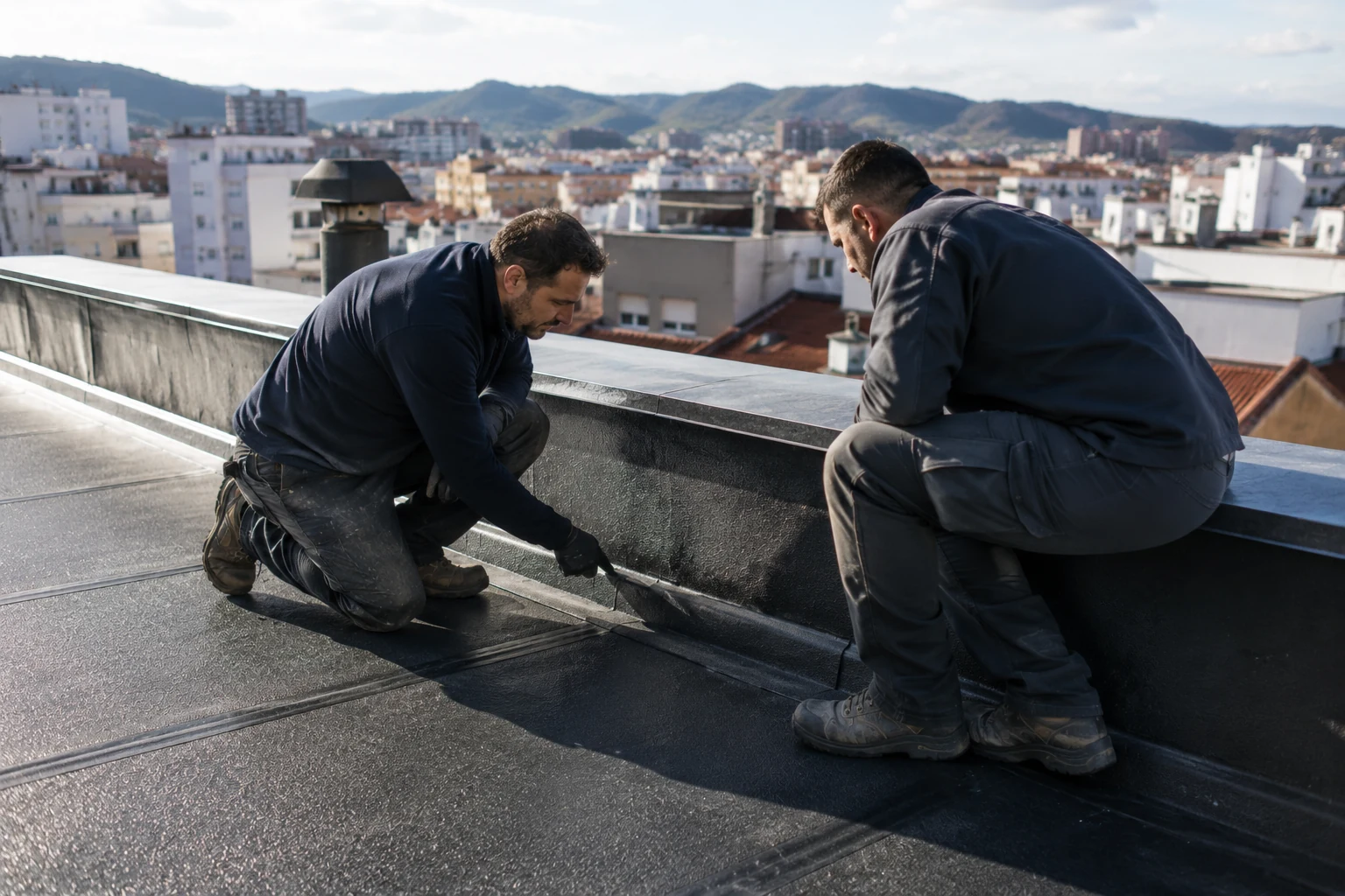 Trabajos de impermeabilización en Alcobendas